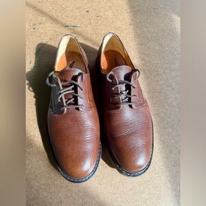 Mephisto Mens Air Relax Leather Lace up shoes with Goodyear welt - Brown Leather